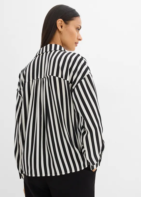 Camicia in satin fluente, bonprix