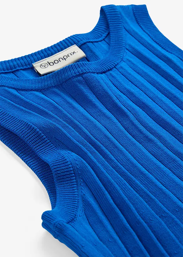 Abito in maglia svasato in misto viscosa, bonprix