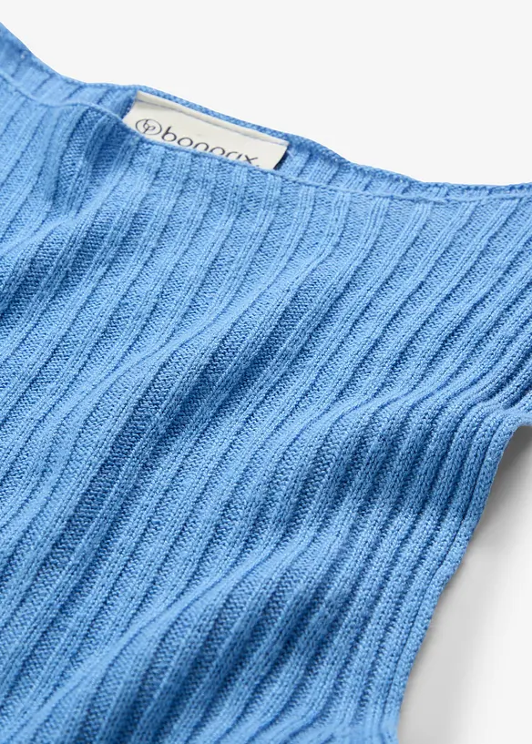 Top in maglia aderente in misto viscosa, bonprix