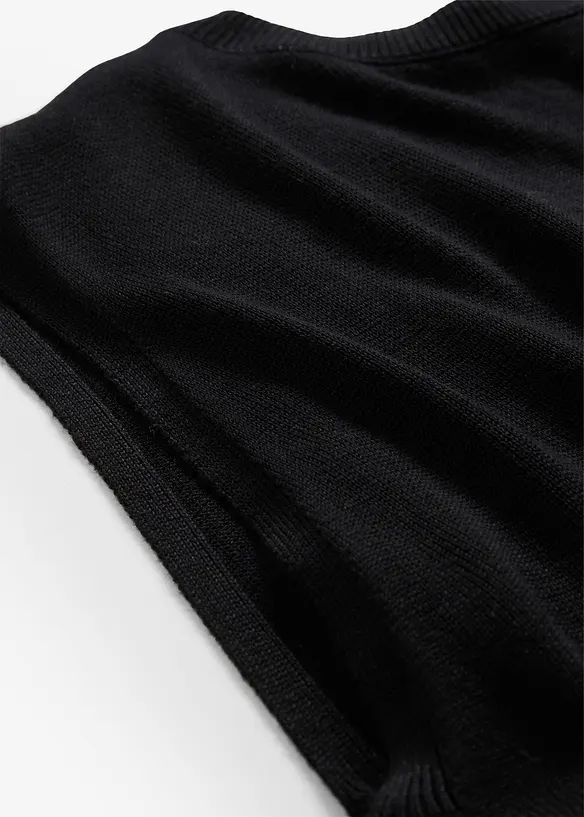 Top in maglia di fine viscosa a palloncino, bonprix