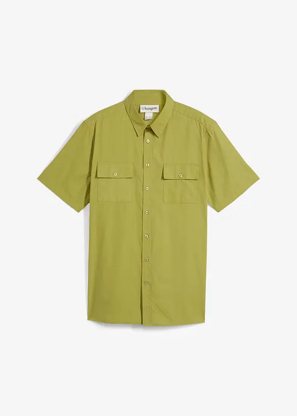 Camicia a maniche corte in puro cotone, bonprix