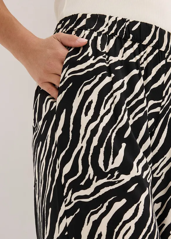 Pantaloni con elastico in vita, bonprix
