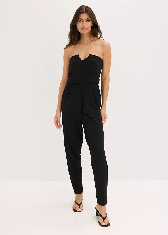 Tuta in stile bustier con dettaglio da annodare, bonprix