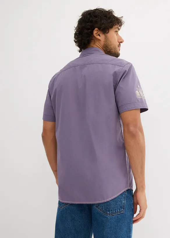 Camicia a maniche corte, slim fit, bonprix