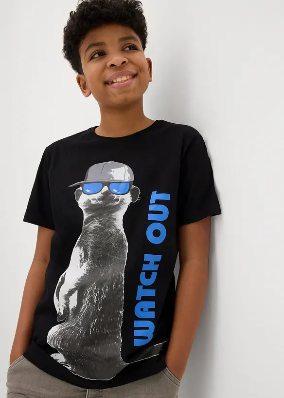 T-shirt con cotone biologico, bonprix