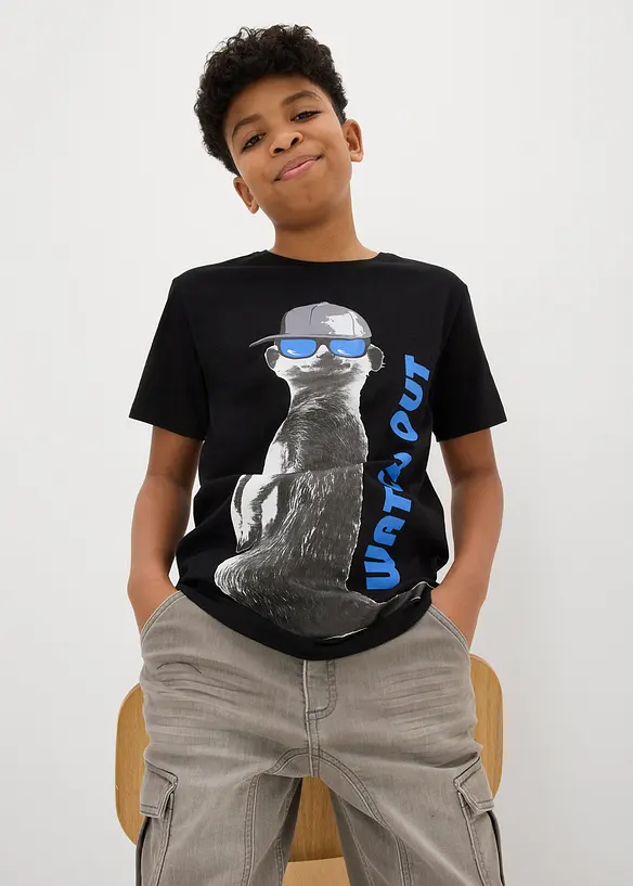 T-shirt con cotone biologico, bonprix