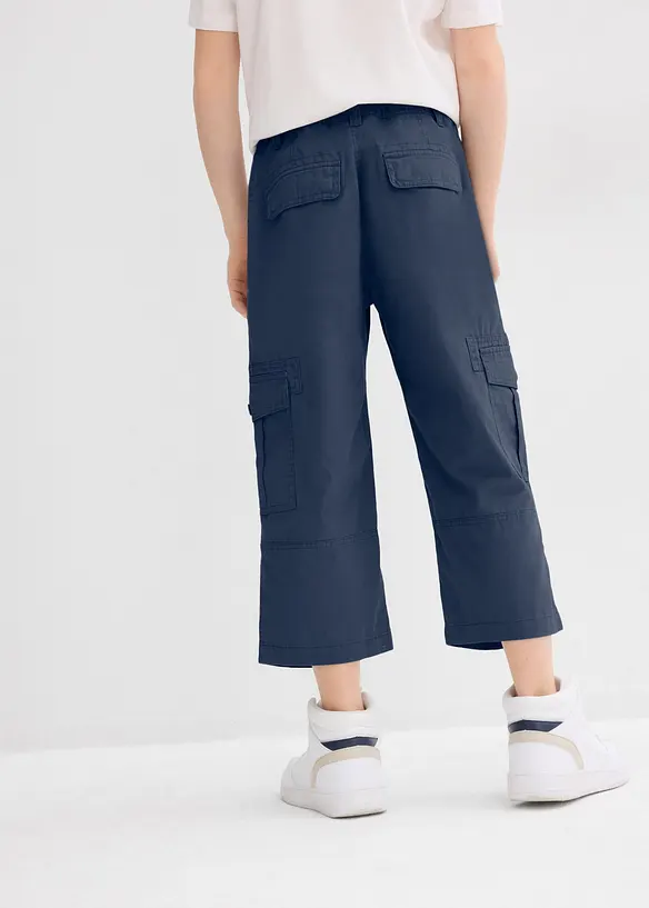Pinocchietti in puro cotone, loose fit, bonprix
