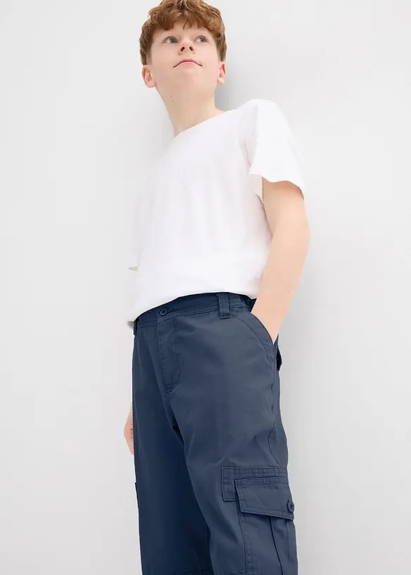 Pinocchietti in puro cotone, loose fit, bonprix