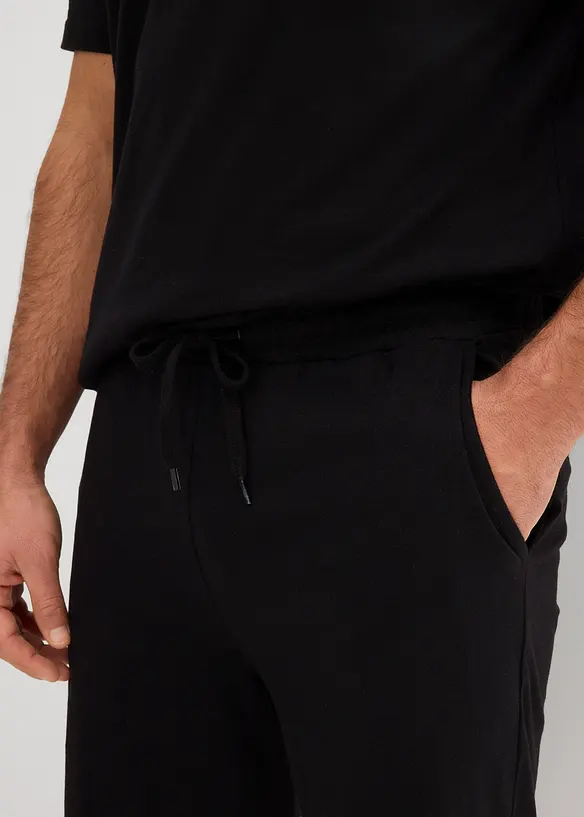 T-shirt e pantaloni corti in maglina di puro cotone biologico (set 2 pezzi), bonprix