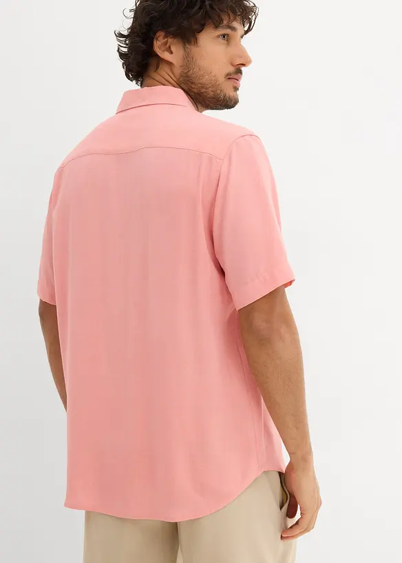 Camicia a maniche corte in viscosa, bonprix