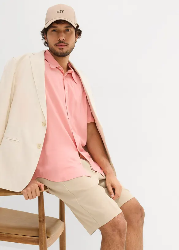 Camicia a maniche corte in viscosa, bonprix