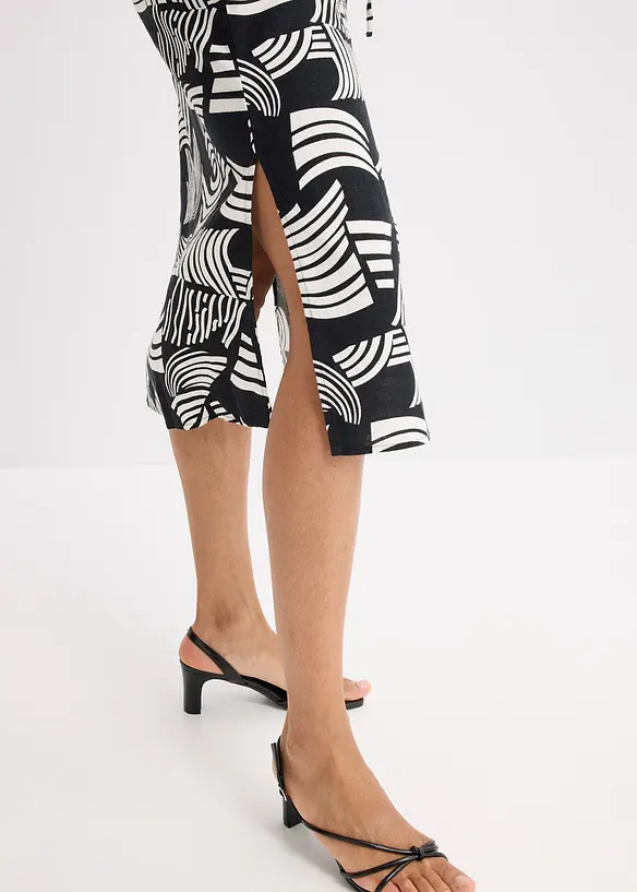 Abito in misto lino leggero, bonprix