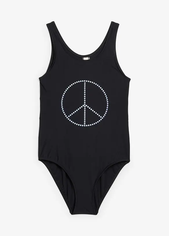 Costume intero con applicazione, bonprix