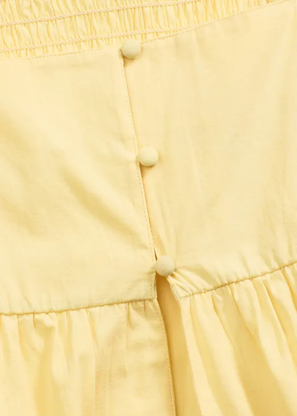 Blusa con maniche a palloncino e bottoni, bonprix