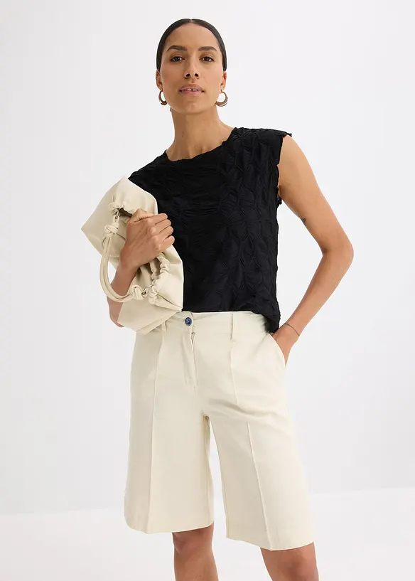 Bermuda con pinces, bonprix