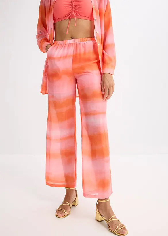 Pantaloni larghi in fantasia batik, bonprix