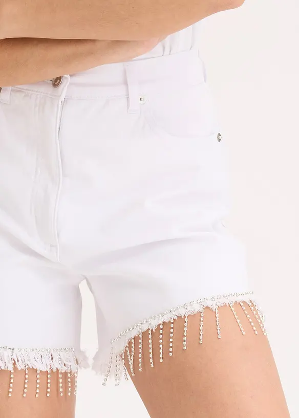 Shorts con frange a catenella, bonprix