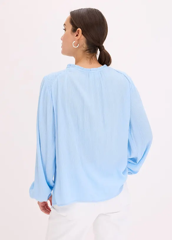 Blusa con righe metallizzate, bonprix