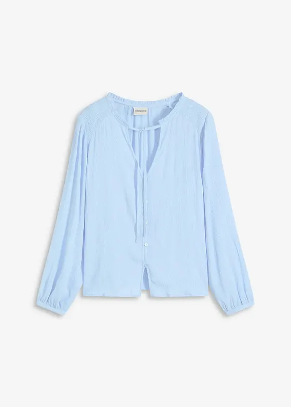Blusa con righe metallizzate, bonprix