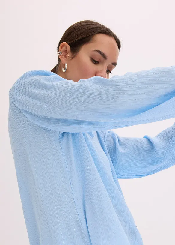 Blusa con righe metallizzate, bonprix