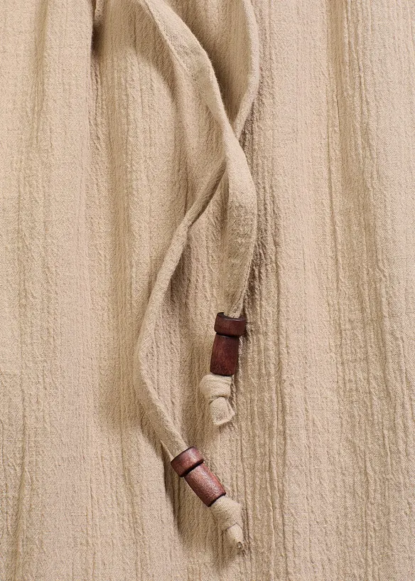Pantaloni in crinkle strutturato con elastico in vita, bonprix