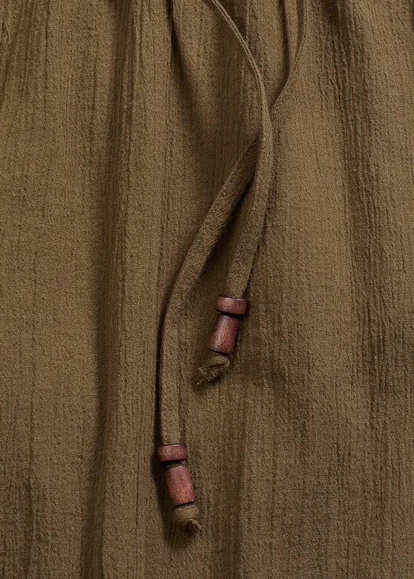Pantaloni larghi con effetto operato, bonprix