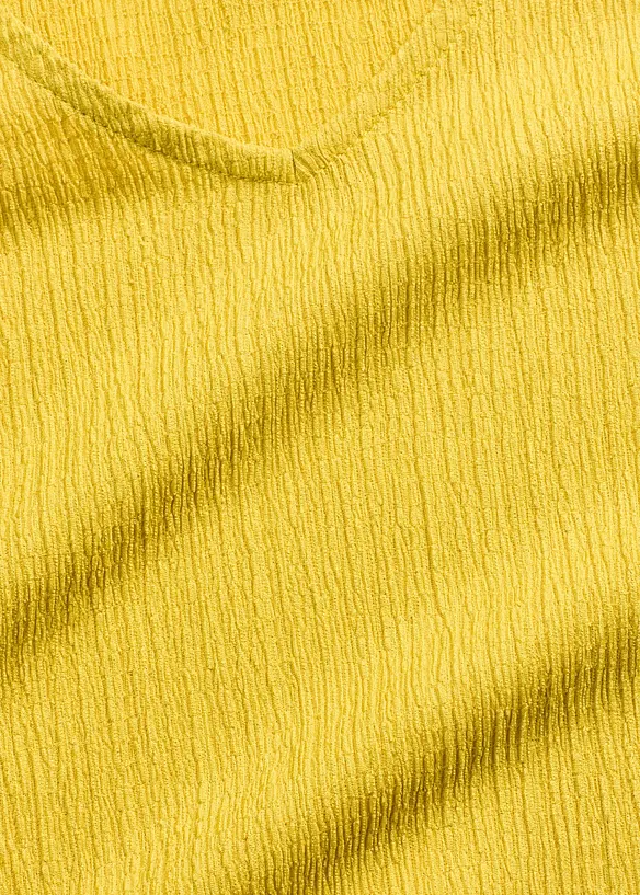 Maglia in crêpe strutturato con maniche ad aletta, bonprix