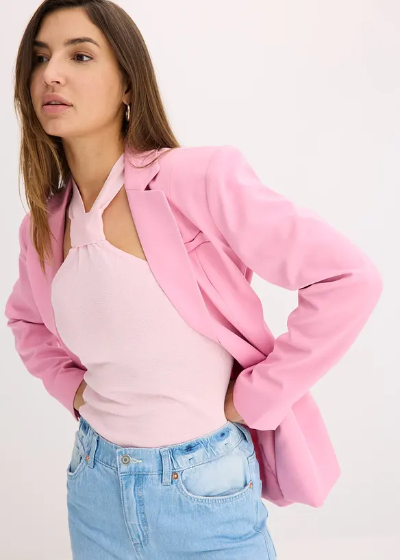 Top all'americana in maglia di soffice viscosa, bonprix