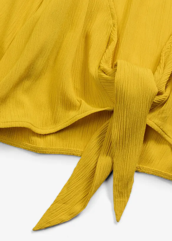 Blusa cropped in viscosa fluente, bonprix
