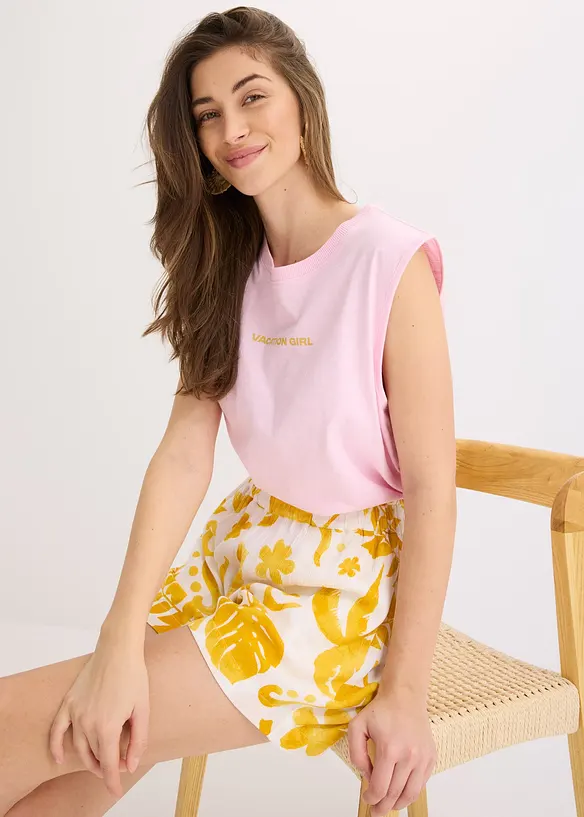 Top in puro cotone, bonprix