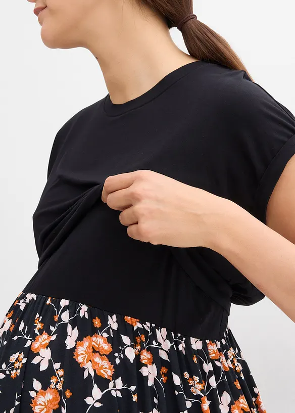 Abito prémaman / da allattamento 2 in 1 con tasche, bonprix