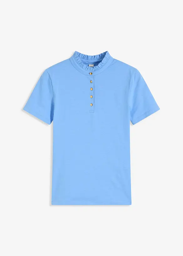 Maglia in cotone con ruches, bonprix