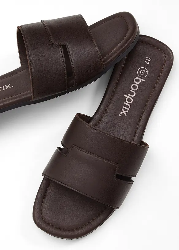 Ciabattine in pelle, bonprix