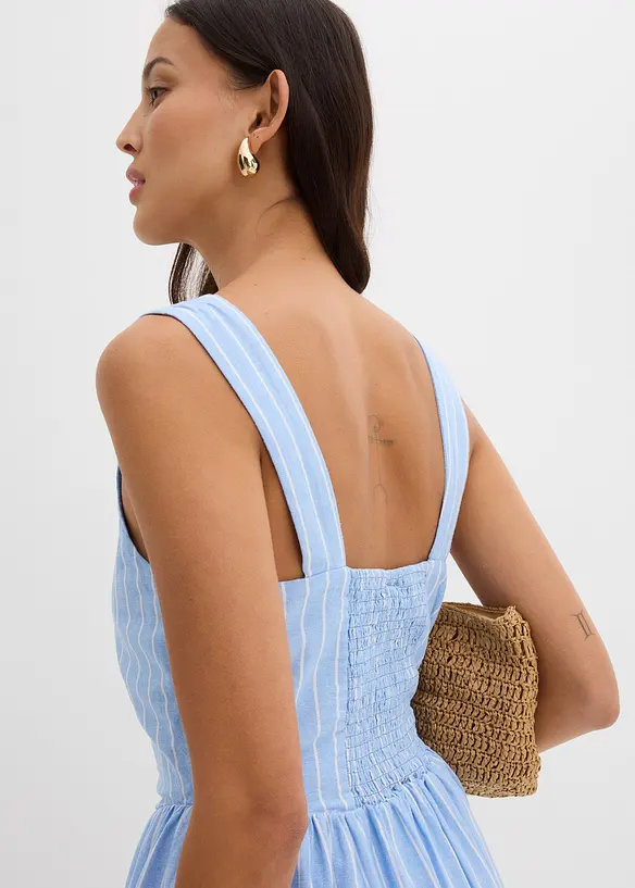 Miniabito in misto lino, bonprix
