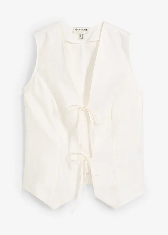 Top in puro lino, bonprix