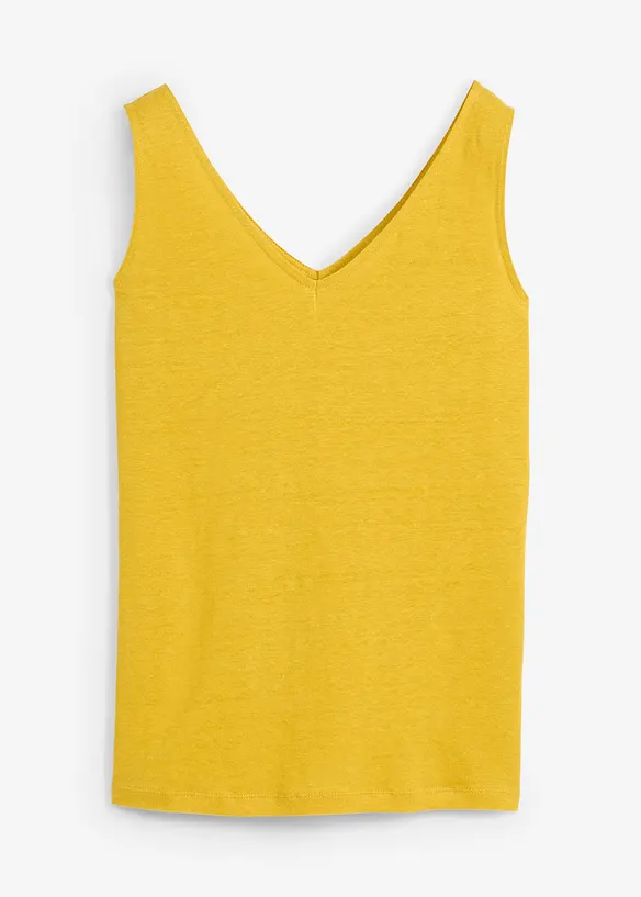 Canotta in lino, bonprix