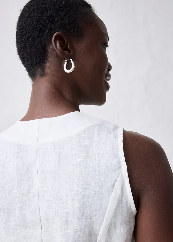 Top in puro lino, bonprix