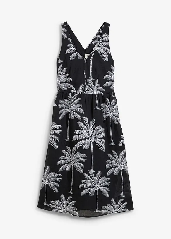 Abito midi in ramiè, bonprix