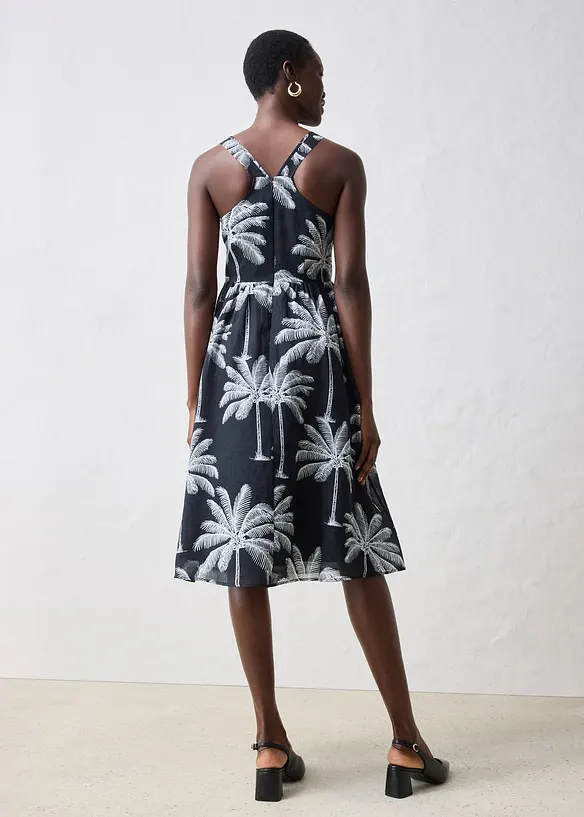 Abito midi in ramiè, bonprix