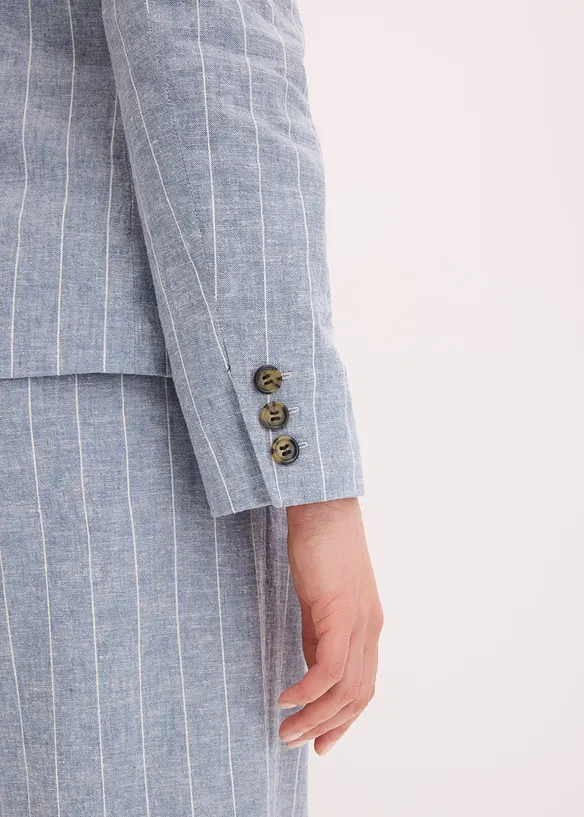 Blazer in misto lino, bonprix