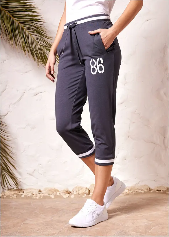 Pinocchietti da jogging in misto cotone, bonprix