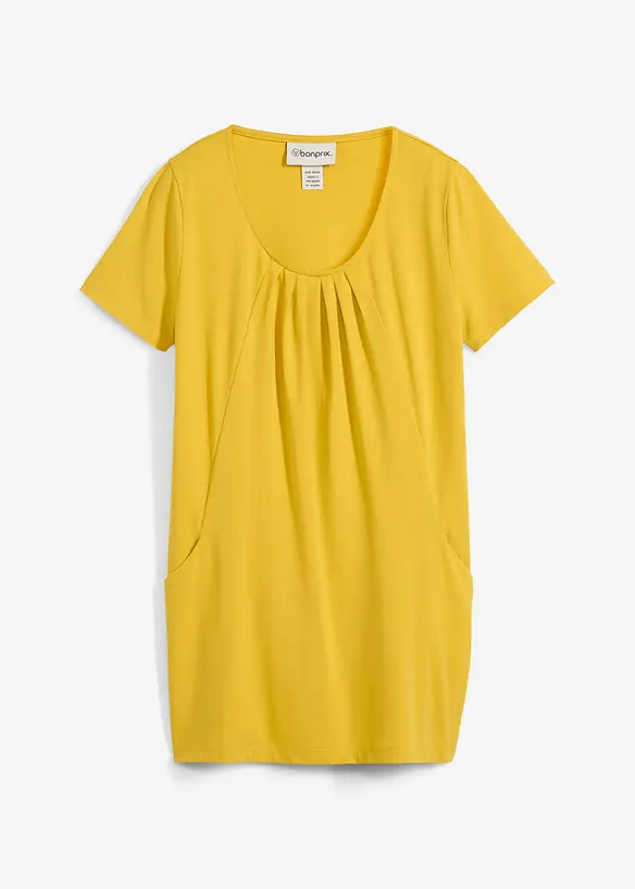 Maglia lunga con viscosa, bonprix