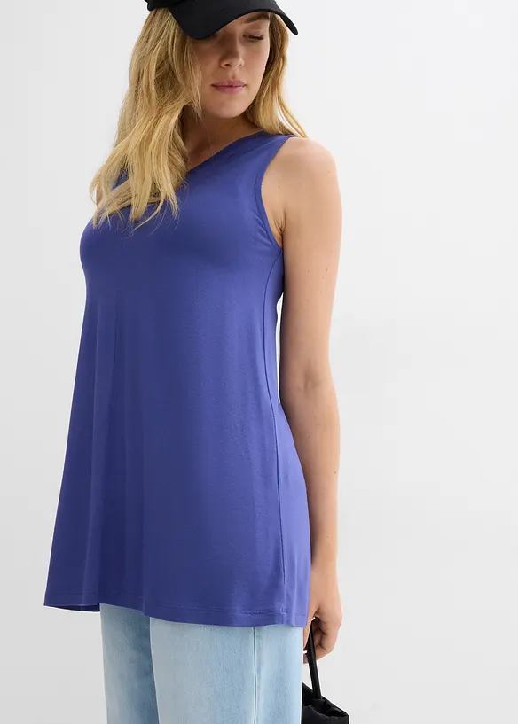 Top lungo in misto viscosa, bonprix