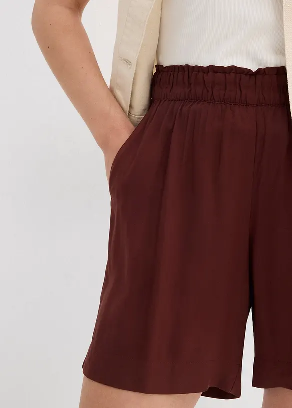 Shorts con elastico in vita in viscosa, bonprix