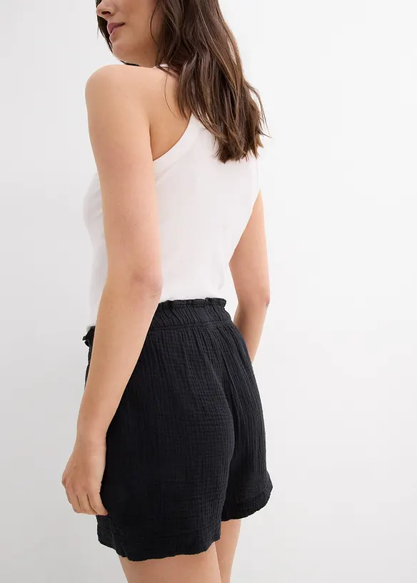 Shorts in mussola di puro cotone, bonprix