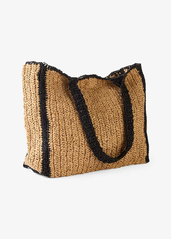 Borsa shopper di paglia, bonprix