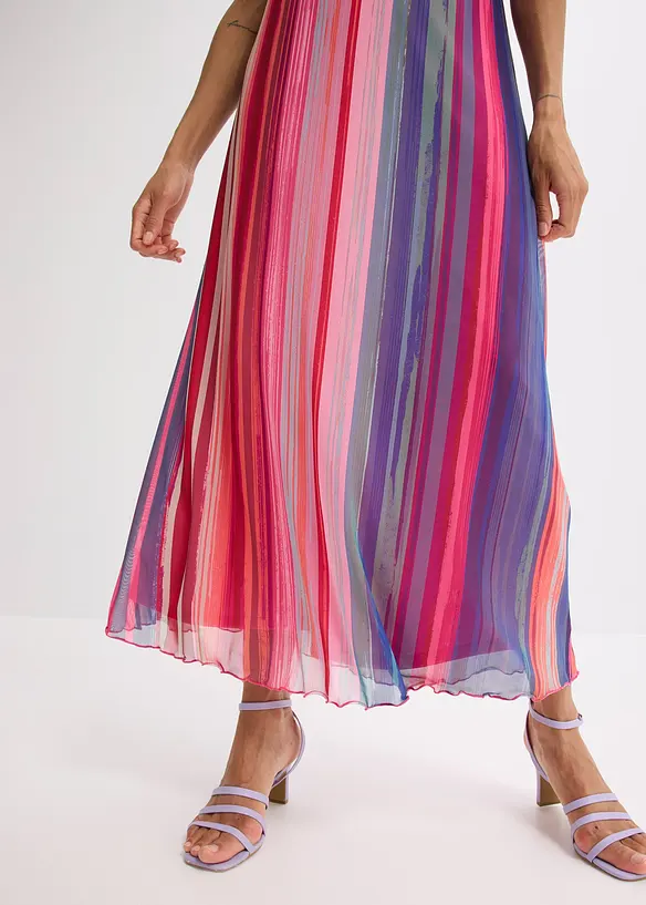 Abito monospalla in mesh morbido, bonprix