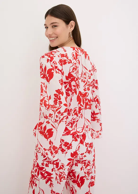 Camicetta in puro cotone fantasia, bonprix