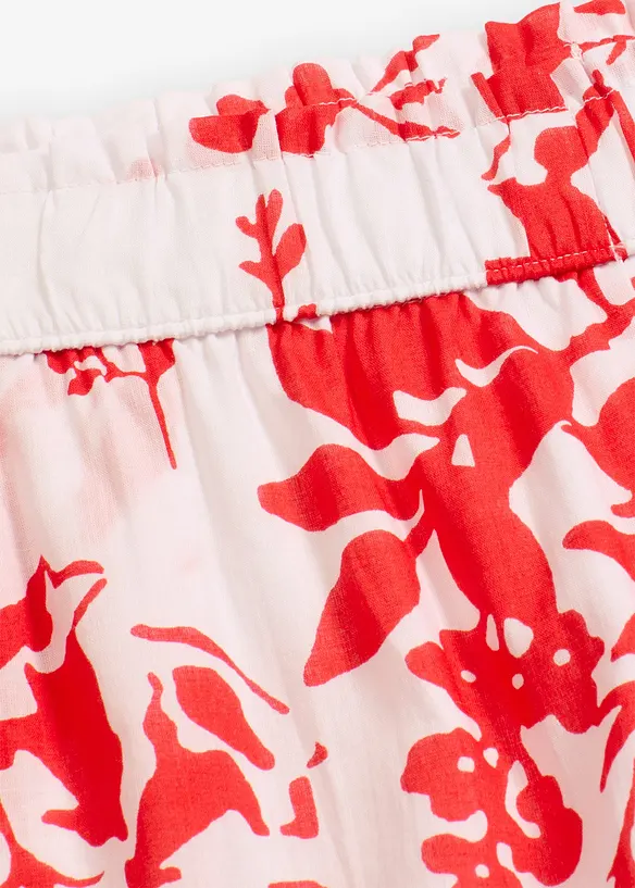 Pantaloni in puro cotone fantasia, bonprix