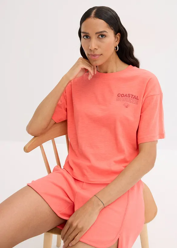 Maxi maglia in puro cotone biologico, bonprix